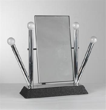 An Yukka table mirror with lights by 
																			Anna Anselmi